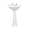 Perrin & Rowe Edwardian Edwardian 62cm basin with pedestal