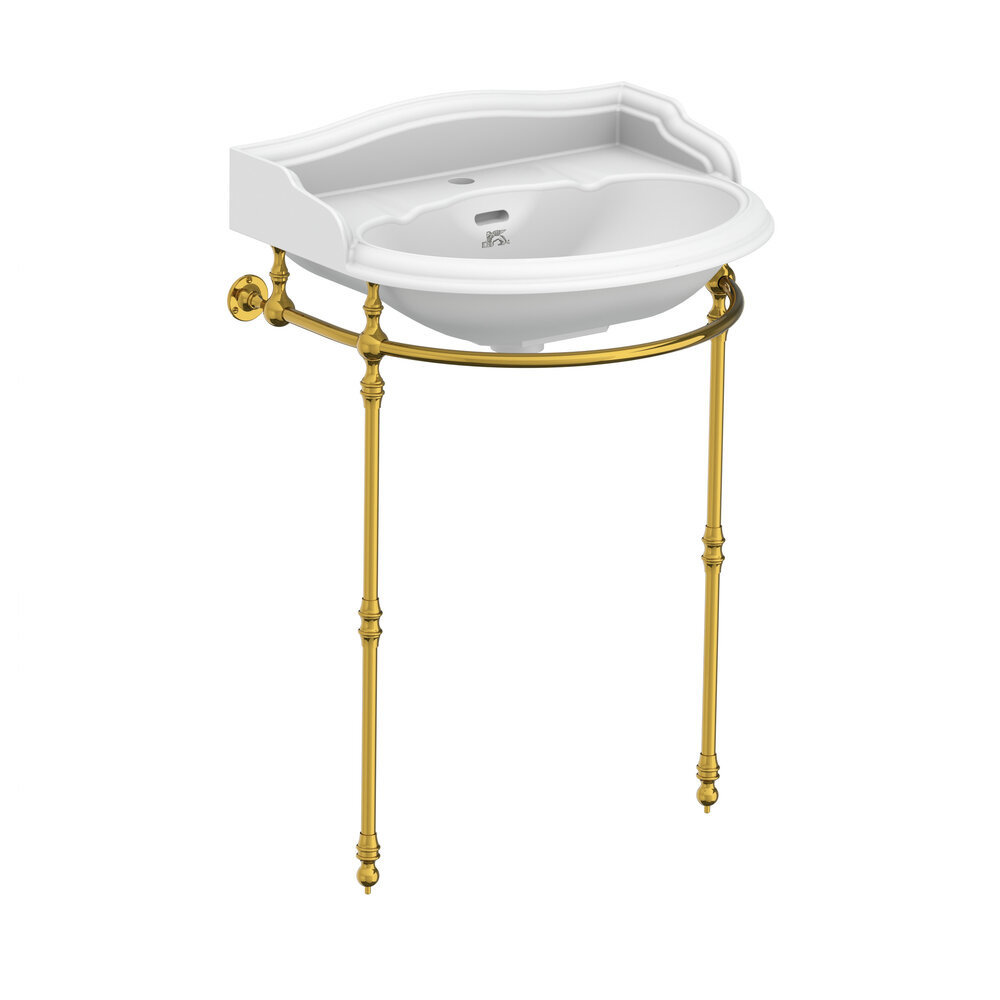 Lefroy Brooks Lissa Doon LB  Lissa Doon 62cm basin with metal stand