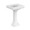 Lefroy Brooks Metropole LB  Metropole 62cm basin with pedestal