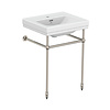 Lefroy Brooks Metropole LB  Metropole 62cm basin with metal stand