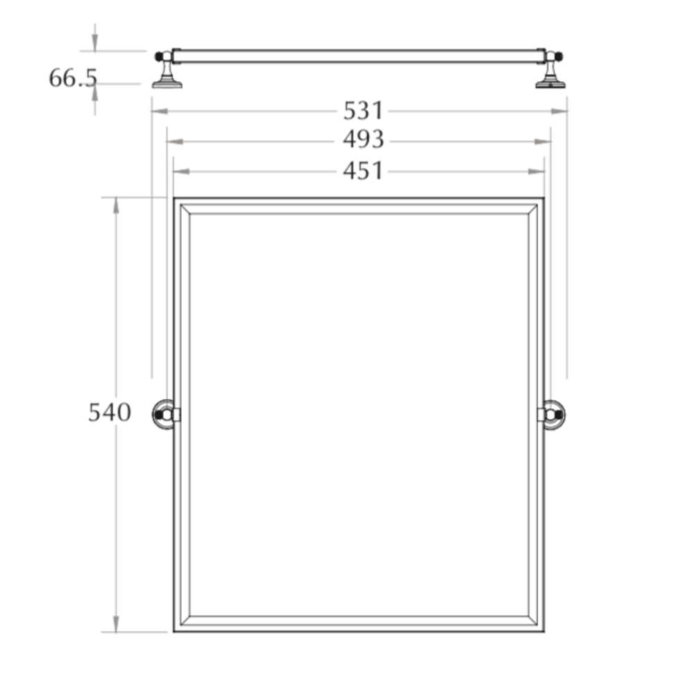 Imperial Imperial Rectangular Mirror William