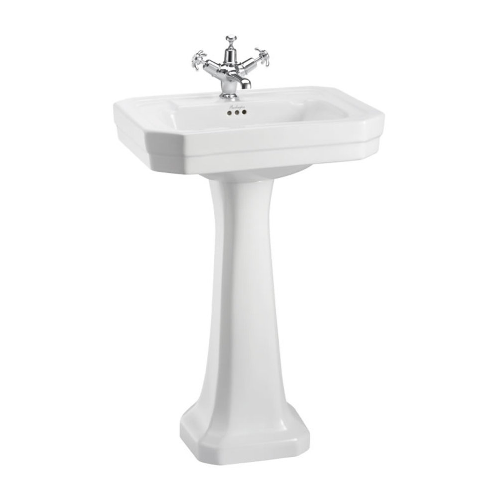 Burlington Victorian 56cm basin with pedestal