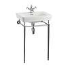 Burlington Contemporary 58cm basin with  stand B1-T22A