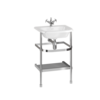 Traditional small 55cm basin with stainless steel stand Burlington Traditional small 55cm basin with stainless steel stand