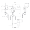 Lefroy Brooks 1900 Classic LB1900 Classic 3-hole basin mixer with lever handles WL-1220