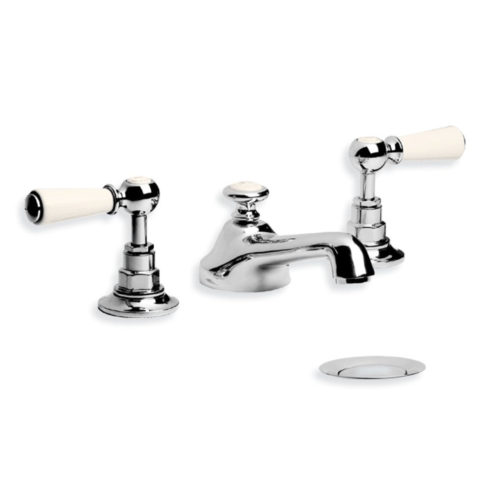 Lefroy Brooks 1900 Classic LB1900 Classic 3-hole basin mixer with lever handles WL-1220