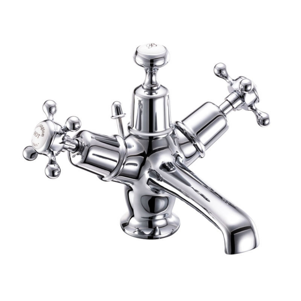 BB Edwardian Claremont 1-hole basin mixer with pop-up  waste