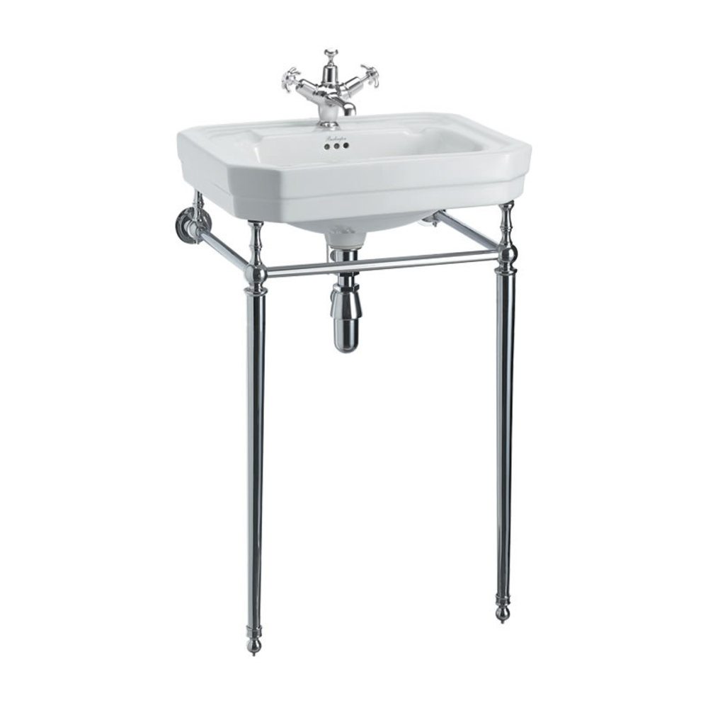 Burlington Chrome or gold basin stand for Burlington 56cm / 58cm / 61cm basins