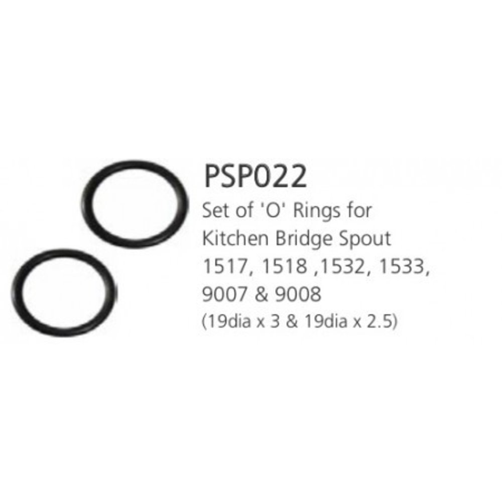 Lefroy Brooks LB O-ring Sets für Küchenarmaturen PSP022,PSP023, PSP024, PSP029