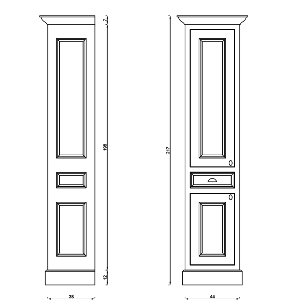 TCH Victorian Victorian Hochschrank KS50