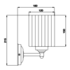 Sbordoni Wall light Leda Sbordoni Sbordoni Wall light Leda
