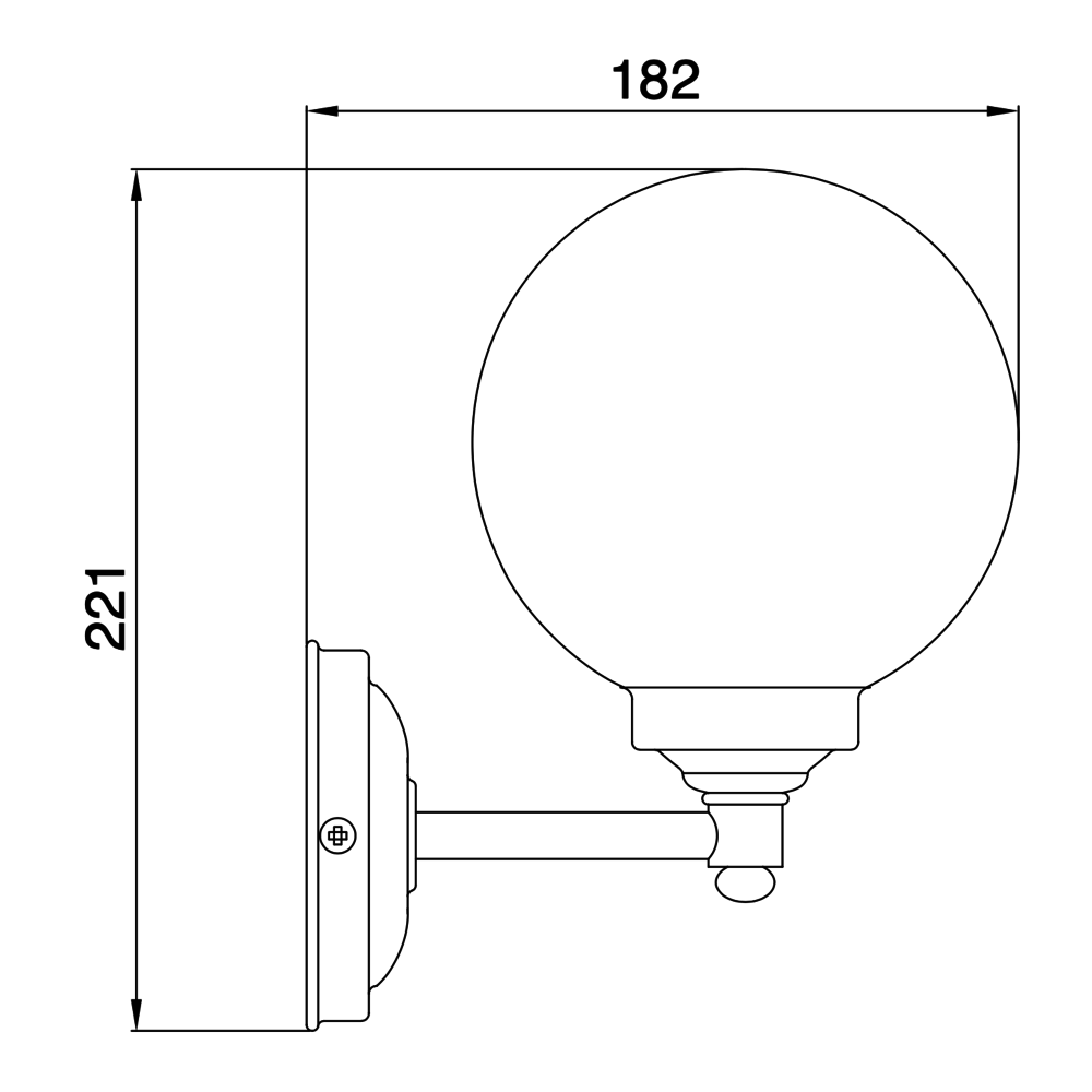 Sbordoni Sbordoni Wall light Sofia