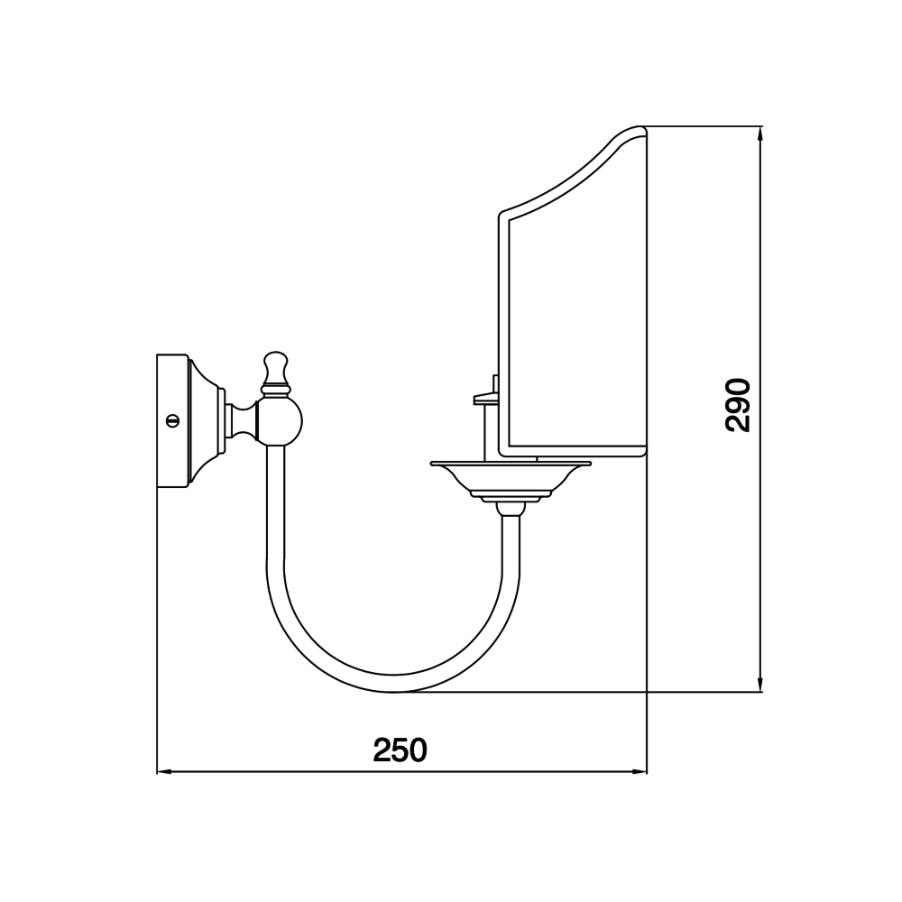 Sbordoni Sbordoni Wall light Fabia