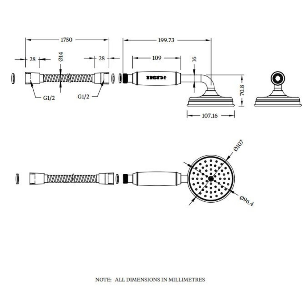 BB Arcade Lever Arcade telephone handset and hose ARC31