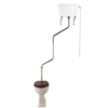 High Level Flush Pipe Kit Set T34 (with or without cistern) Burlington High Level Flush Pipe Kit Set T34 (with or without cistern)