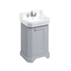 Edwardian 56cm basin (3 tap holes) and unit with door BB Edwardian Edwardian 56cm basin (3 tap holes) and unit with door