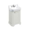 Edwardian 56cm basin (3 tap holes) and unit with door BB Edwardian Edwardian 56cm basin (3 tap holes) and unit with door
