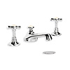 Lefroy Brooks 1900 Classic LB1900 Classic 3-hole basin mixer with crosshead handles LB-1220