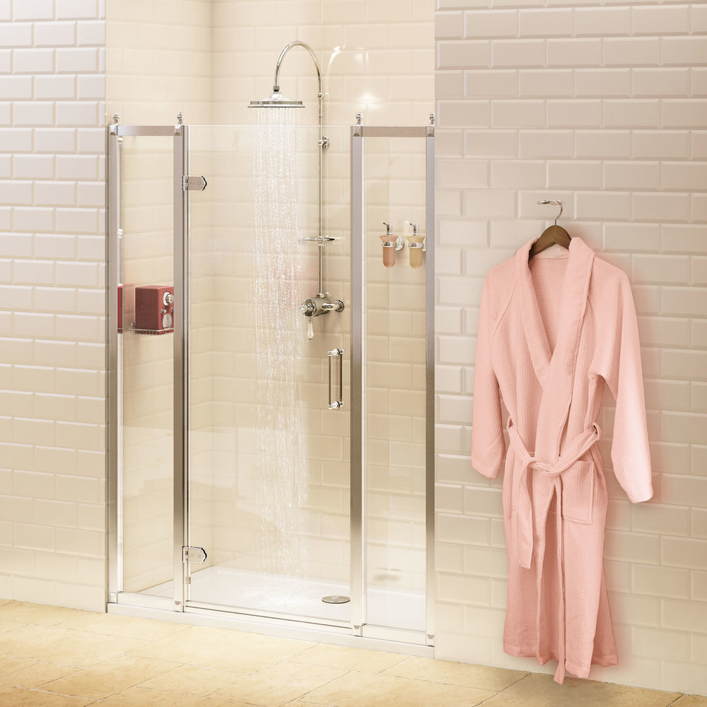 Burlington BU inline panels for shower doors