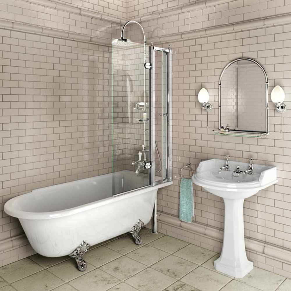 Burlington BU bath screen with or without access panel