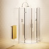 Burlington BU shower doors - quadrant 80cm & 90cm