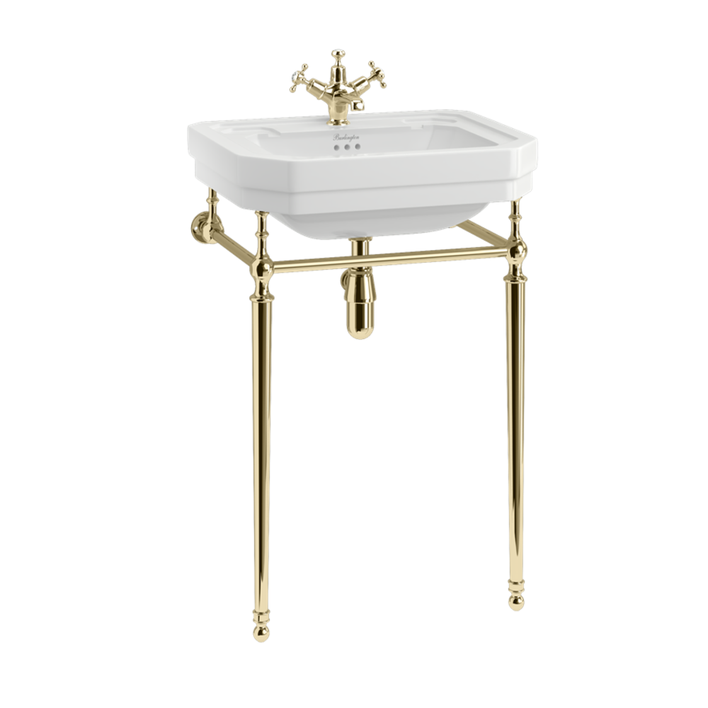 Burlington Victorian 56cm basin with  stand  B2-T22A