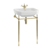 Burlington Victorian 56cm basin with  stand  B2-T22A