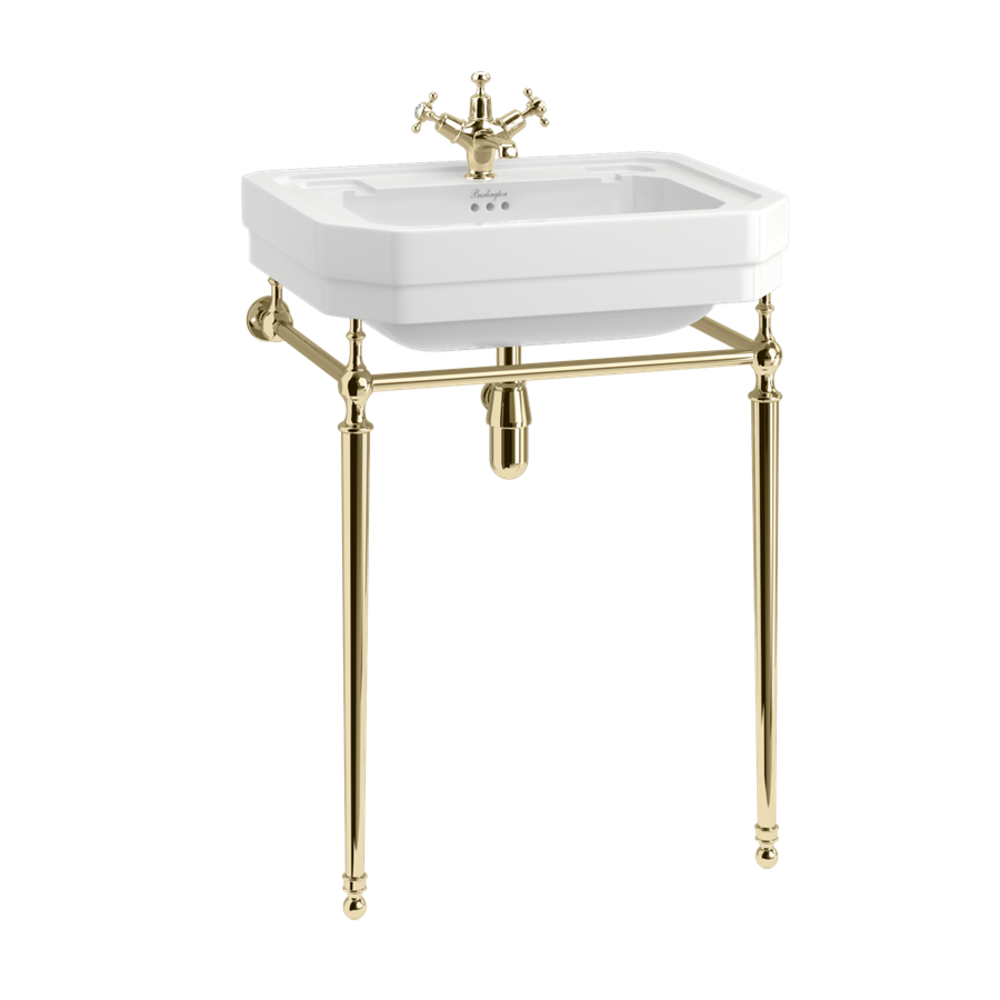 Burlington Victorian 61cm basin with stand  B3-T23A