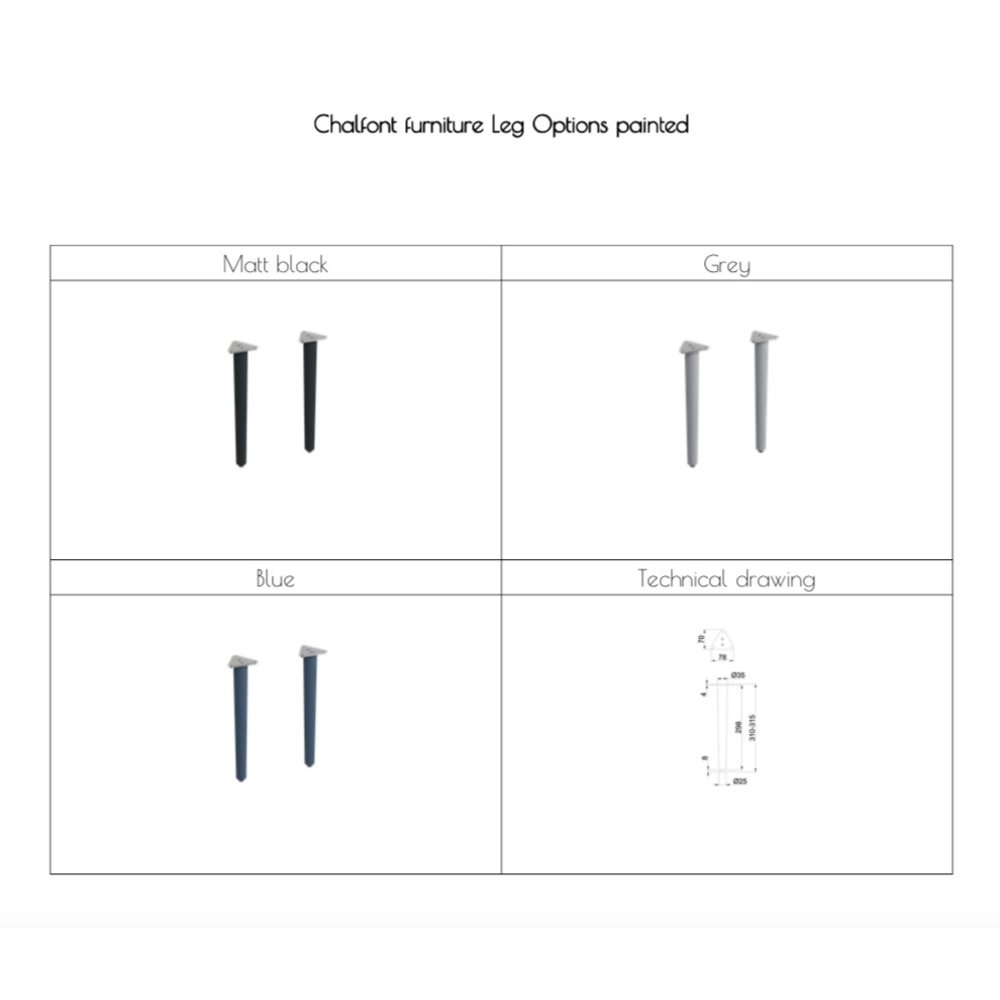 BB Chalfont Chalfont 65cm onderkast met wastafel CH65-B8E