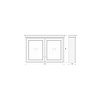 TCH Victorian Bathroom mirror cabinet  Victorian VMC140