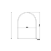 Edwardian Arched Mirror 50x70cm BB Edwardian Edwardian Arched Mirror 50x70cm