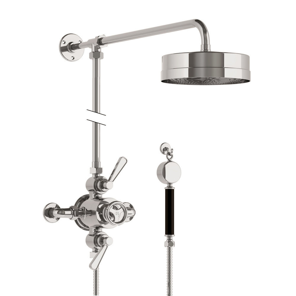 Lefroy Brooks 1920 Ten Ten LB1920 Ten Ten exposed shower set mit 8" rose and hand shower TTE-8742