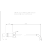 Lefroy Brooks LB1900 Classic  douchearm projectie 330mm (LBE-1734) of 490mm (LBE-1735)