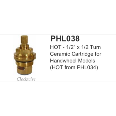 LB 1/2IN ceramic cartridge PHL038