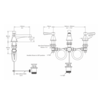 ex Showroom: Florin 3-hole basin mixer with lever handles FLO-09 - nickel ex Showroom: Florin 3-hole basin mixer with lever handles FLO-09 - nickel