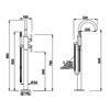 Perrin & Rowe Langbourn Langbourn Freistehende Thermostat-Wannenarmatur mit Handdusche E.3990