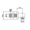 Perrin & Rowe Langbourn Langbourn wall outlet (G1/2") E.5846