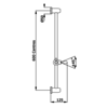 Perrin & Rowe Langbourn Langbourn sliding rail  E.5840