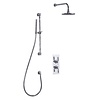 Perrin & Rowe Langbourn Concealed shower set  with 8" shower rose and hand shower E.LSSC