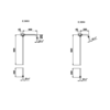 Perrin & Rowe Langbourn Langbourn split riser E.5893 & E.5894