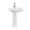 BB Riviera Art Deco basin Riviera Square with pedestal