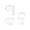 BB Riviera Riviera  Duoblok toilet met reservoir