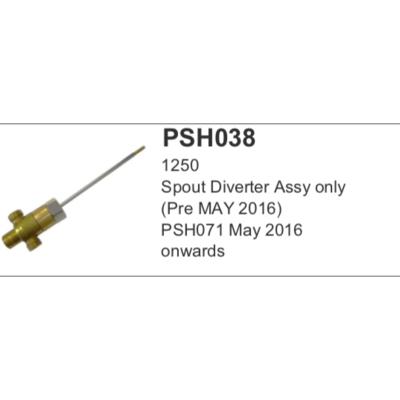 LB Spout diverter assembly PSH038