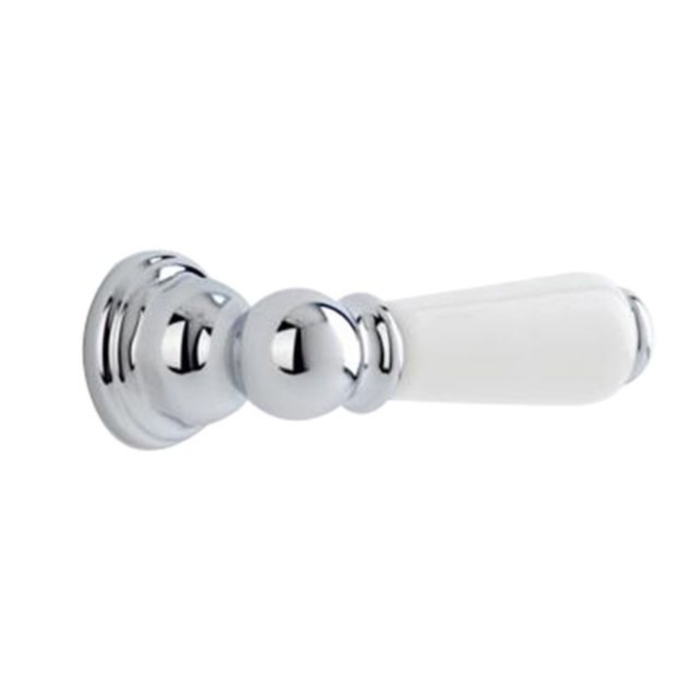 Perrin & Rowe PR Traditional ceramic cistern lever white ceramic E.6796