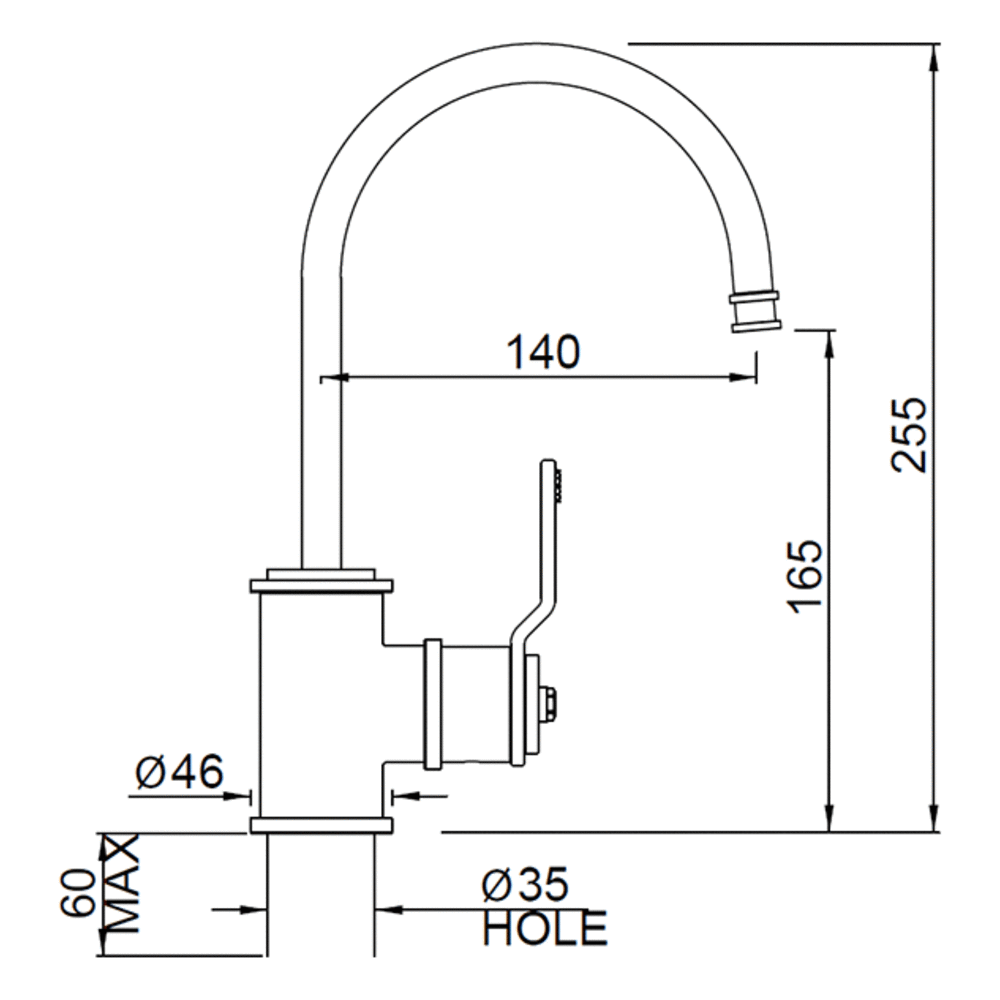 Perrin & Rowe Armstrong Küchenarmatur Armstrong Mini  Filtration E.1633