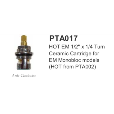 LB 1/2IN ceramic cartridges PTA017