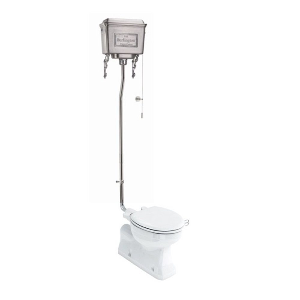 BB Edwardian High level toilet (s-trap) with aluminium cistern