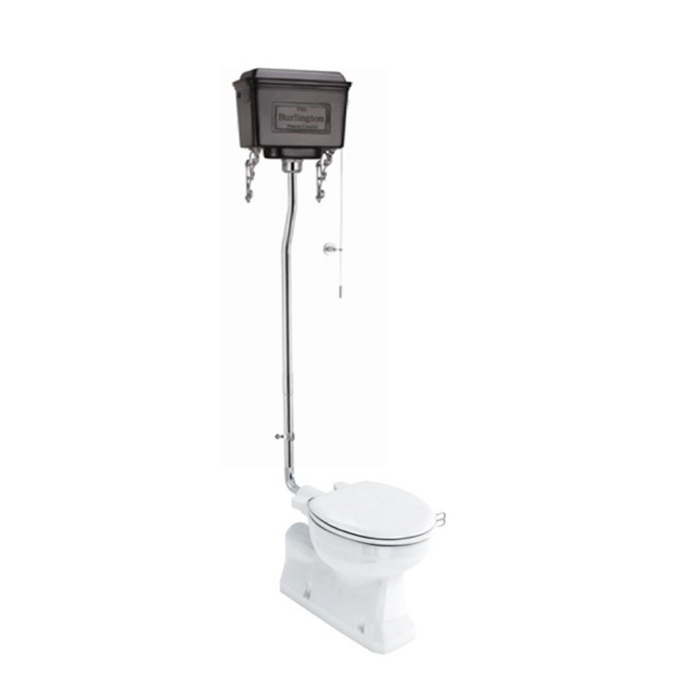 BB Edwardian High level toilet (s-trap) with aluminium cistern