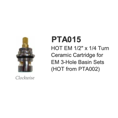 LB 1/2IN ceramic cartridges PTA015