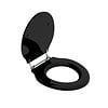 Lefroy Brooks LB Classic  black toilet seat  LB-7242